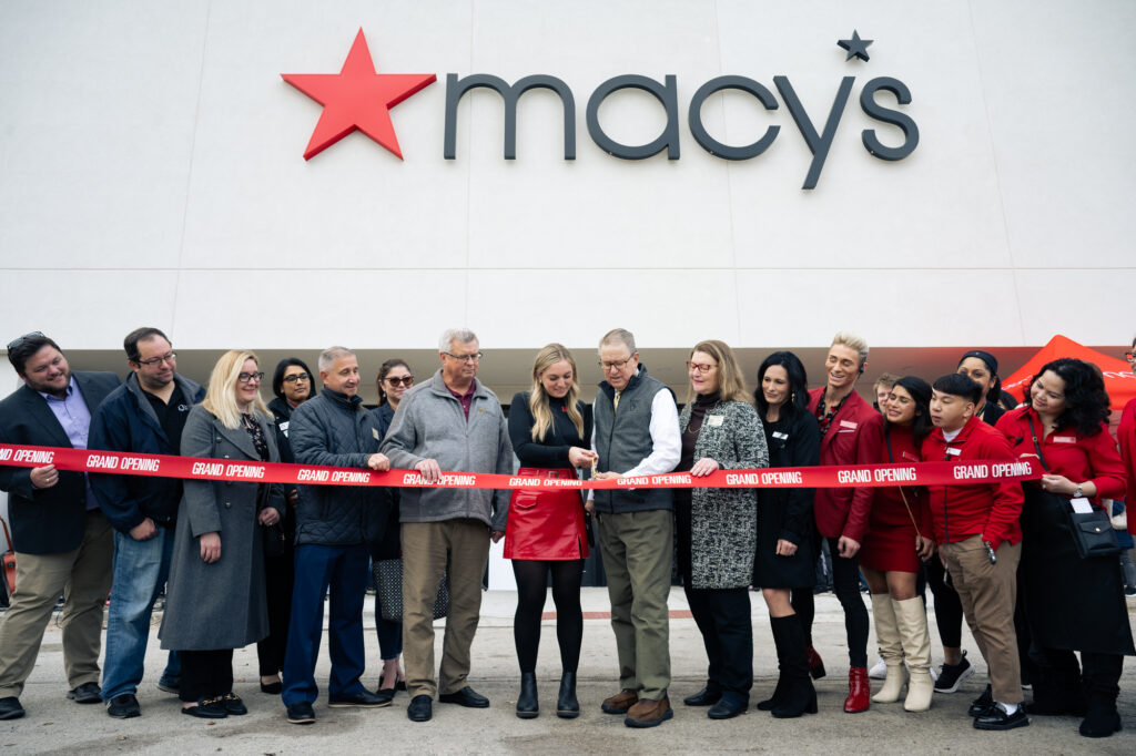 Ribbon cutting at Macy's in Mount Prospect, IL